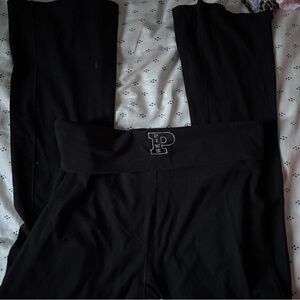 Victoria’s Secret Foldover Flare Leggings Size Large